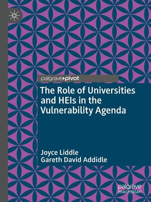 cover image of The Role of Universities and HEIs in the Vulnerability Agenda